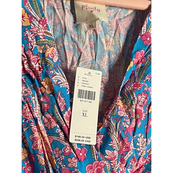 Anthropologie Tracy Reese Botanical Faux Wrap Mini Dress NWT SZ XL - Picture 10 of 16
